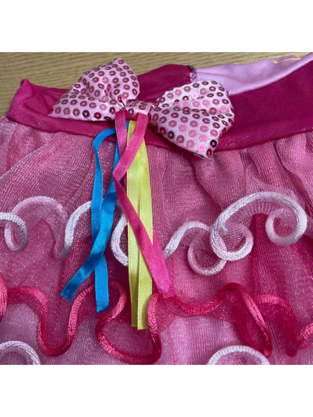 My Little Pony Pinkie Pie Halloween Costume Child Small 4-6 Hasbro 5 Pc Dress Up